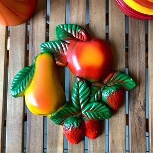 Vintage Chalkware Wall Decor